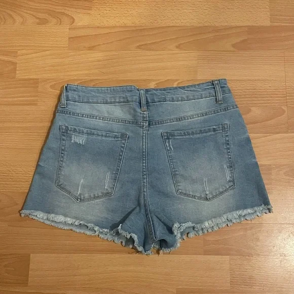 High Waisted Jean Shorts - Picture 6 of 6